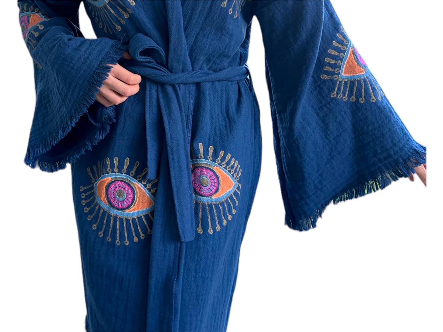 Kimono Mauvais Oeil Bleu Royal